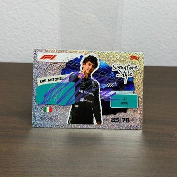 Mercedes - Topps Turbo Attax Antonelli Signed - Signature, Nieuw