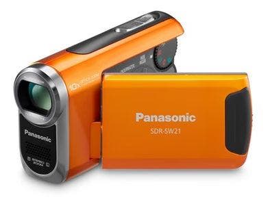 Panasonic SDR-SW21 Digitale Videocamera - Oranje, Audio, Tv en Foto, Videocamera's Digitaal, Zo goed als nieuw, Verzenden