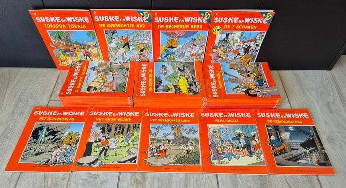 Suske en Wiske 242 t/m 292 - opeenvolgende reeks SC - 51, Boeken, Stripboeken