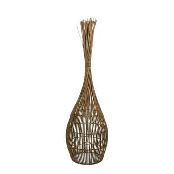 rotan vloerlamp 90cm (incl. elec. snoer), Verzenden, Nieuw