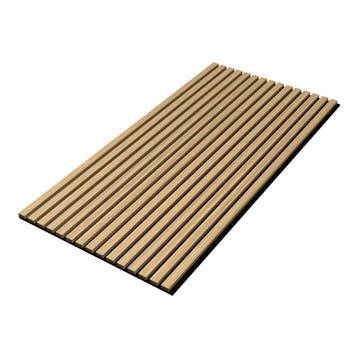 Akoestisch Wandpaneel Vang set van 12 mdf 8,64 m² eiken donk, Verzenden, Nieuw