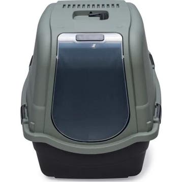 Romeo Maxi Eco kattenbak groen/zwart 65x44x46cm, Verzenden, Nieuw