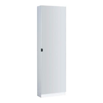 [en.casa] Schoenenkast Meura 160x48x20 cm wit, Verzenden, Nieuw