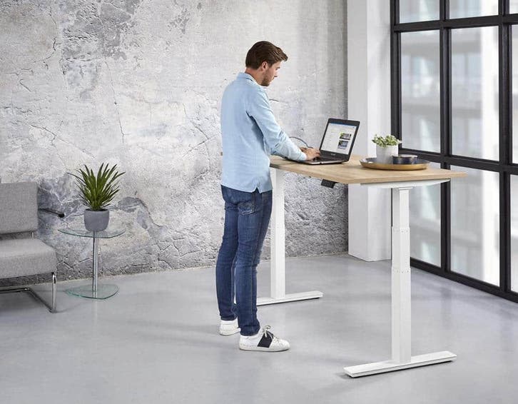 Zit sta bureau 140x80 Professional | Elektrisch verstelbaar, Zakelijke goederen, Kantoor en Winkelinrichting | Kantoormeubilair en Inrichting