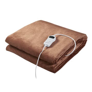 [en.casa] Elektrische deken Archi warmtedeken 180x130 cm bru, Verzenden, Nieuw