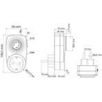 Tijdschakelaar - Analoge Schakelklok - 3500W - Wit, Ophalen of Verzenden, Nieuw, Schakelaar