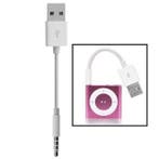 USB Oplader Kabel voor iPod Shuffle 3 en 4, Verzenden, Nieuw, Dock of Kabel, Shuffle