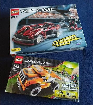 Lego Set - Technic, Racers - 8242 slammer turbo, 8162 motor, Kinderen en Baby's, Speelgoed | Duplo en Lego, Nieuw