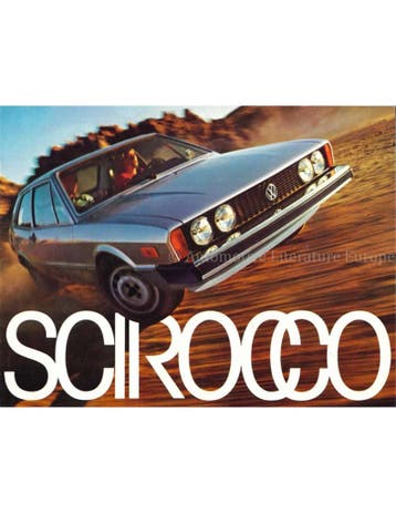 1976 VOLKSWAGEN SCIROCCO BROCHURE ENGELS (US), Nieuw, Volkswagen, Author