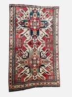 Vloerkleed - 197 cm - 127 cm - Kazak adelaar tapijt, Nieuw