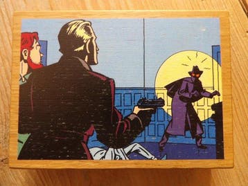 Blake en Mortimer - Het Gele Teken - Houten Talisman met, Nieuw