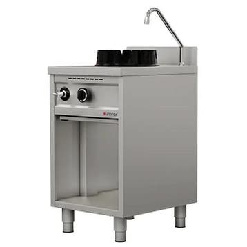 Unninox Wokfornuis | Gas | 1 Brander | 15kW | Waterkraan | O, Ophalen of Verzenden, Nieuw in verpakking