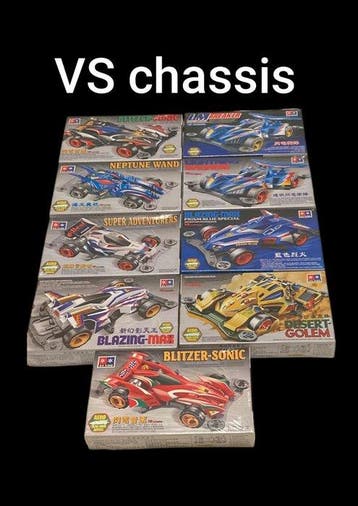 1:32 - Model raceauto (9) - Mini 4WD VS chassis, Nieuw