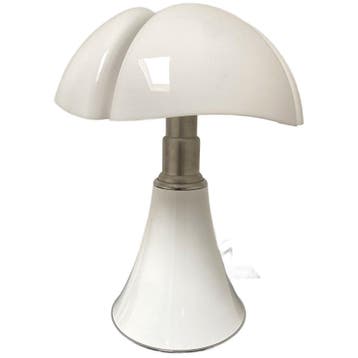 Martinelli Luce Pipistrello Medium Tafellamp LED Agave Wit -, Ophalen of Verzenden, Zo goed als nieuw, Glas