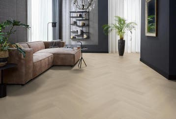 YUP Fulham herringbone dryback beige, Verzenden, Nieuw
