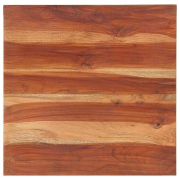 vidaXL Tafelblad 25-27 mm 60x60 cm massief acaciahout, Verzenden, Nieuw