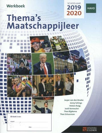 9789086743278 Themas Maatschappijleer Havo 2019/2020 Wer..., Verzenden, Zo goed als nieuw, Heleen Ruijg