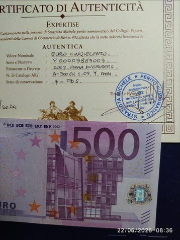 Europese Unie, Griekenland. - 500 Euro 2002 - Duisenberg