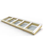 Zelfbouw lichtstraat 5 vak lessenaarsdak 4420x1100mm-Gelaagd, Ophalen of Verzenden, Nieuw