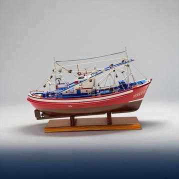 Figuur - Barco Pesquero - Hout, Antiek en Kunst
