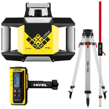 NIVEL SYSTEM Bouwlaser SET + Afschot + Millimeterontvanger!, Doe-het-zelf en Verbouw, Meetapparatuur, Ophalen of Verzenden, Nieuw