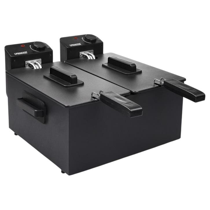 Princess Dubbele Friteuse 2x3L, Hobby en Vrije tijd, Taarten en Cupcakes maken, Nieuw, Verzenden