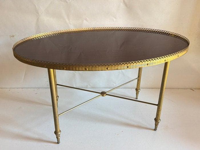 Bouillotte tafel - In Manner Maison Bagues - Messing, Brons,, Huis en Inrichting, Overige Huis en Inrichting