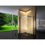 Douchecabine 120X90 Vierkant Vivo- Helder Glas - Rechts, Ophalen of Verzenden, Nieuw