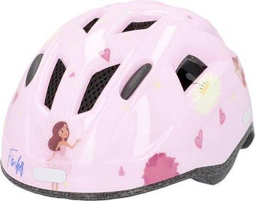 2dekans | FISCHER FAHRRAD Plus Princess XS/S Kinderhelm Roze, Ophalen of Verzenden, Zo goed als nieuw, Fischer Fahrrad