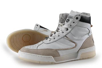 Shabbies Amsterdam Hoge sneakers in maat 41 Wit, Verzenden, Wit, Shabbies Amsterdam, Sneakers of Gympen