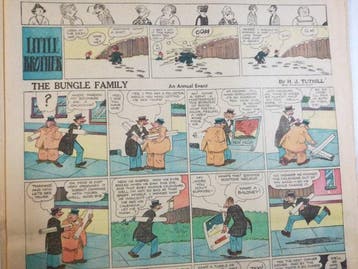 The Bungle Family - Bringing Up Father - 34 Krantpaginas en, Nieuw