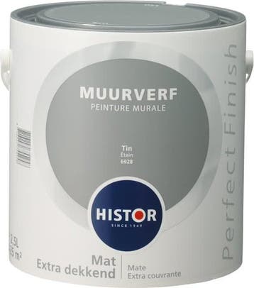 Schade Histor Perfect Finish Muurverf Mat - Tin 6928- 5 L..., Ophalen of Verzenden, Nieuw, Overige kleuren, Verf