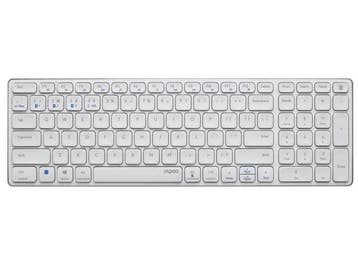 Veiling - Rapoo E9700M Bluetooth Toetsenbord QWERTZ, Gebruikt