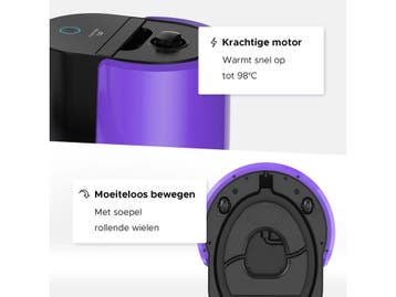 Motionflow 2.0 - Stoomreiniger PRO - 1500W 1.5L Watertank -, Verzenden, Nieuw