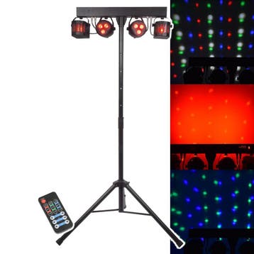 Qtx Oplaadbare LED Derby & Par Bar Statief, Verzenden, Nieuw, Overige typen