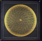 MALIKA’s OM-mantra-mandala | Handgeschilderde mantra-mandala, Huis en Inrichting, Nieuw