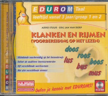 Edurom Taal Klanken en rijmen groep 1-2, Verzenden, Nieuw