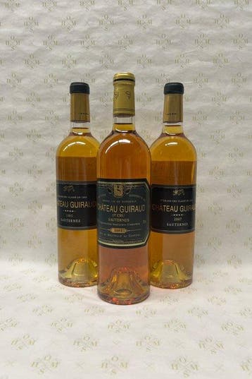 2001 & 2005 & 2007 Château Guiraud - Sauternes 1er Grand Cru, Nieuw