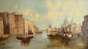 R Domba. (XlX) - The Grand Canal, Venice.