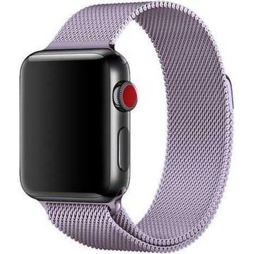 Apple Watch bandje Solaro - milanese - lavendel - lavendel, Verzenden, Nieuw