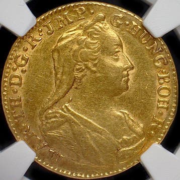 Oostenrijk-Nederland. 1 Souverain d’or Brussels Mint - 1777