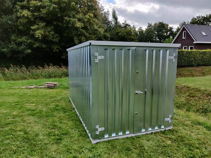 Goedkope demontabele opslagcontainer te koop / 3x2 meter!, Doe-het-zelf en Verbouw, Containers