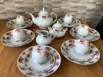 Waterside - Waterside Fine China - Theeservies (21) - Fijn, Antiek en Kunst