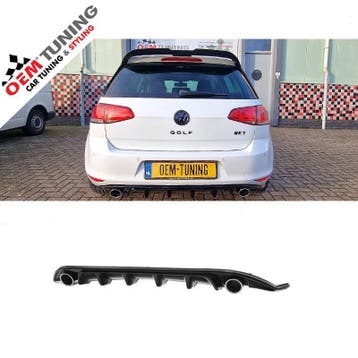 Diffuser geschikt voor Golf 7 | TCR/GTI-Look | 2012- 2017 |, Volkswagen, Nieuw, Ophalen of Verzenden, Achter