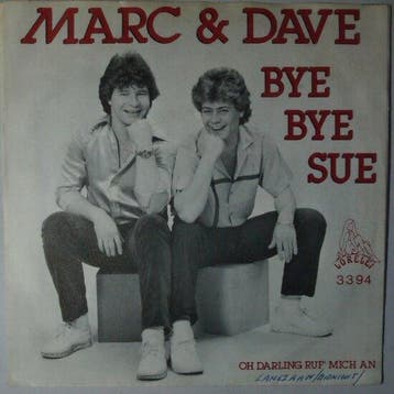 Marc & Dave - Bye Bye Sue - Single, Verzenden, Nieuw in verpakking