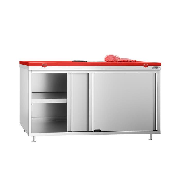 GGM Gastro | Gesloten RVS werktafel PREMIUM - 1600x600mm - |, Zakelijke goederen, Horeca | Meubilair en Inrichting, Nieuw in verpakking