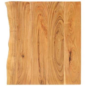 vidaXL Wastafelblad 58x52x3,8 cm massief acaciahout, Verzenden, Nieuw