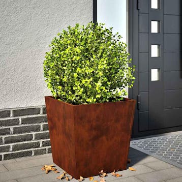 vidaXL Plantenbakken 2 st 50x50x50 cm weervast staal, Verzenden, Nieuw, Metaal