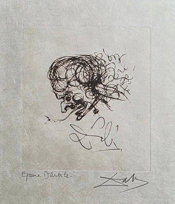 Salvador Dali (1904-1989) - Devil - series Symbols