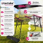 2dekans | tectake®- Aluminium campingtafel kampeertafel - in, Ophalen of Verzenden, Zo goed als nieuw